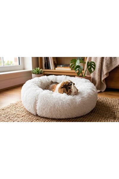doyapet tavşan ginepig yatağı tavşan yatağı yumuşak dinlenme alanı 35 cm çap