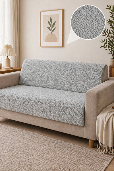 ferahome Kaymaz Taban Süngerli bohem Koltuk Örtüsü-çekyt örtüsü 170x210 Yıkan...