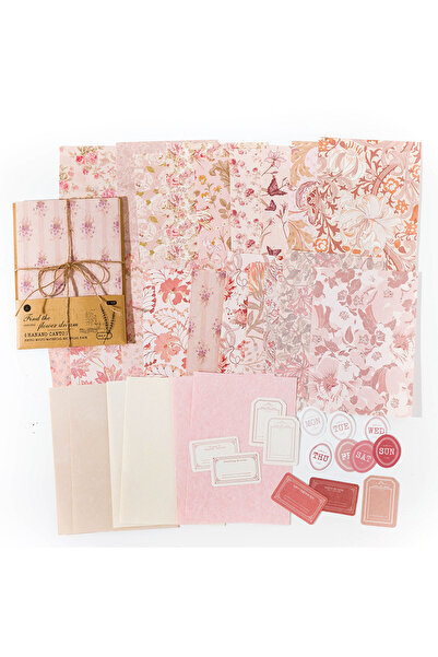 Choice4 E Journamm 40Pcs Vintage Decorative Paper Collage DIY Craft Backgroun...