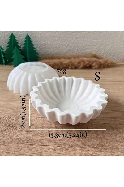 Choice Middle Sized Large/Medium Flower-Shaped Storage Bowl Silicone Mold, Ri...