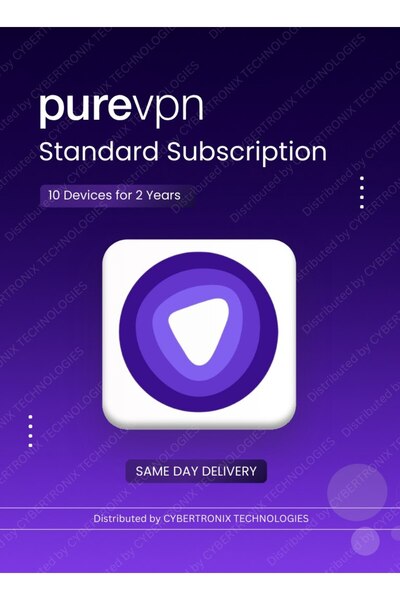 AOMEI PureVPN Standard Subscription | 10 Devices for 2 Years | Digital Licens...