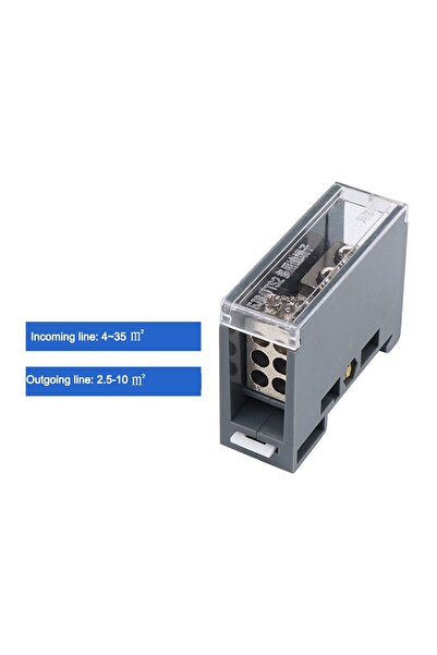 choice2 One In Six Out One in Multiple out Din Rail Terminal Block 150A Unive...