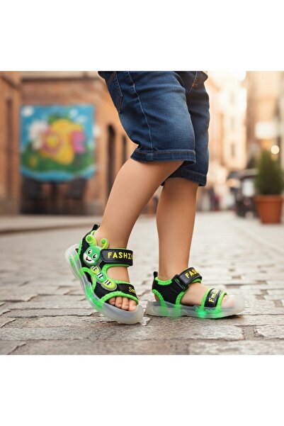 OEM Χαρούμενα παιδικά σανδάλια, με σχέδιο μέλισσας, από ύφασμα και οικολογικό...