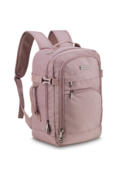 zagatto Σακίδιο πλάτης για αεροπορικά ταξίδια, ροζ, χειραποσκευή 40×30×20 εκ....