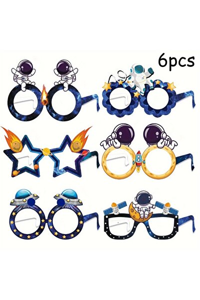 Choice1 6 Pieces 6Pcs/12Pcs Outer Space Themed Birthday Party Decorations, Fa...