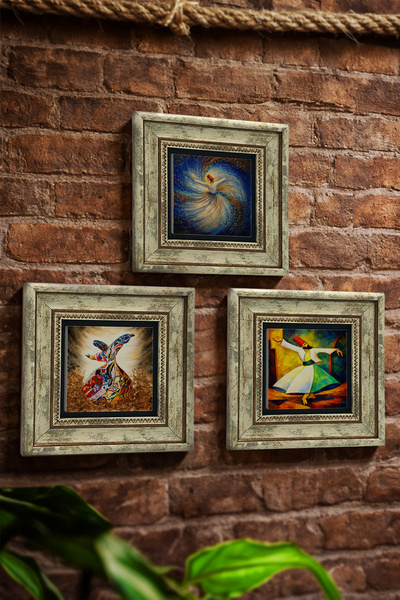 Sadrazam Γεωμετρικό έγχρωμο θυμιατήρι, θυμιατήρι με μοτίβο και θυμιατήρι 20x2...