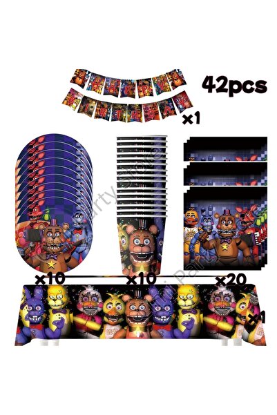Choice21 other 42pcs set Five Nights Bear Birthday Decorations Freddyed Table...