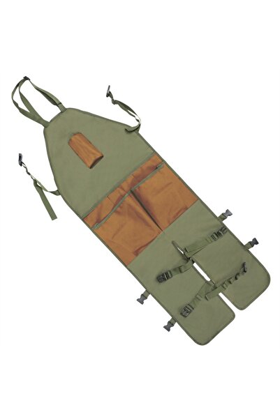 Choice1 green New Gardening Apron with Multiple Pockets Leg Protection for Ou...
