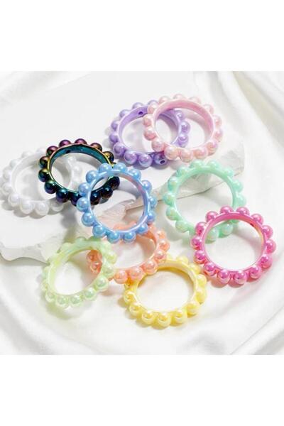 Choice 10PC random Solid UV plated bitter gourd wreath vertical hole beaded D...