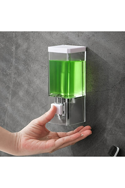 choice2 Transparent box Non-punching Manual Press Soap Dispenser Wall Hanging...