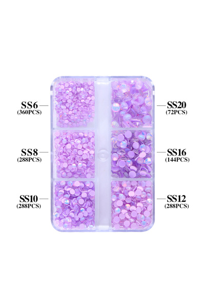 Choice4 SS6-SS20 1440Pcs-1Box Mo Op Lt Purple SS6-SS20 Boxed Non Hotfix Rhine...