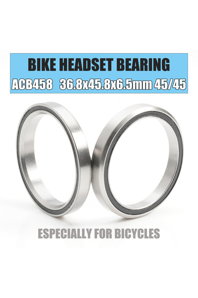 Choice ACB458 Bicycle Headset Sealed Cartridge Bearings 36.8x45.8x6.5 mm 45/4...