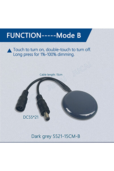 Choice B5521-15cm-B Various join12V24V Touch/Motion Sensing Dimmable Switch–W...