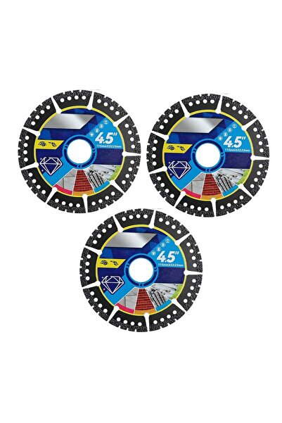 Choice 3 pieces 4.5 Inch Multi-Purpose Saw Cutting Disc for Angle Grinder, He...