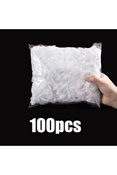 Choice4 100pcs 50/100/200/300/500PCS Disposable Shower Caps Elastic Plastic W...