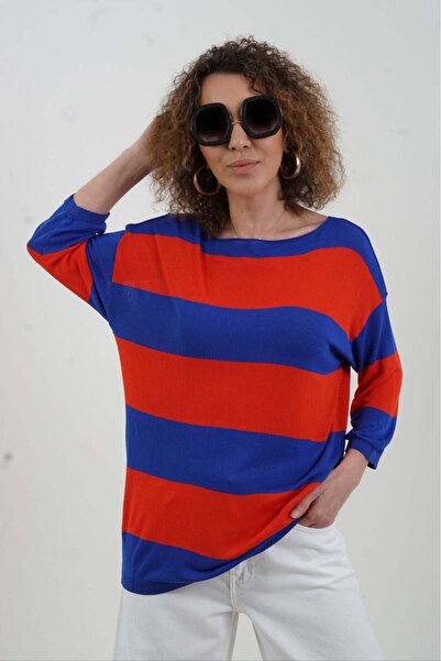 Zelish My Sister Πλεκτό πουλόβερ με χοντρή ρίγα