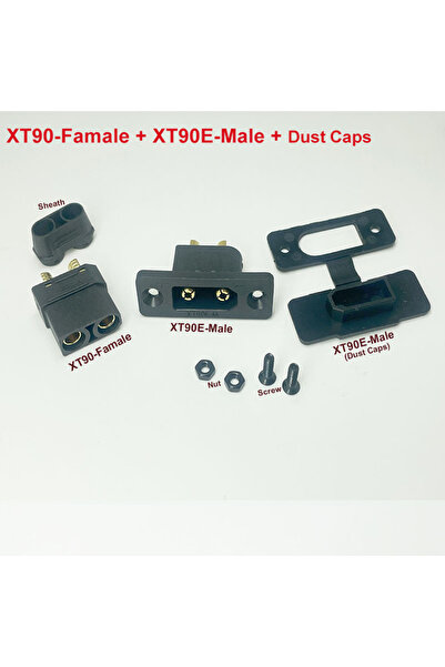 choice2 Line Connector XT90-F 90E-M 1pair 1/5/10 pairs of XT90 male/female co...