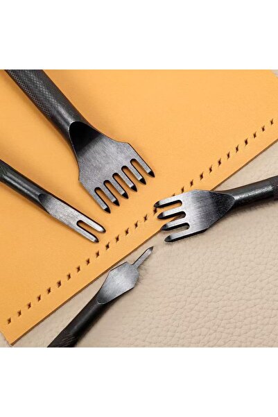 choice2 5mm 4Pcs DIY Leather Tools High-quality Leather Craft Tools Puncher S...