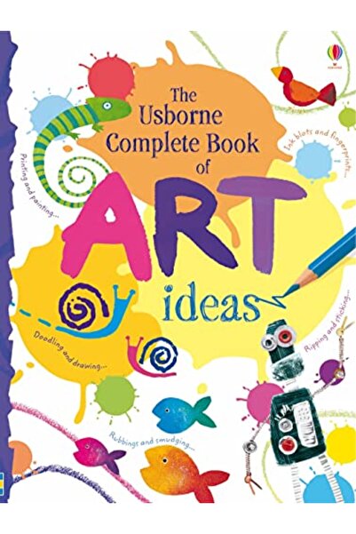 Usborne The Complete Book Of Art Ideas Reduced Spiral Bound