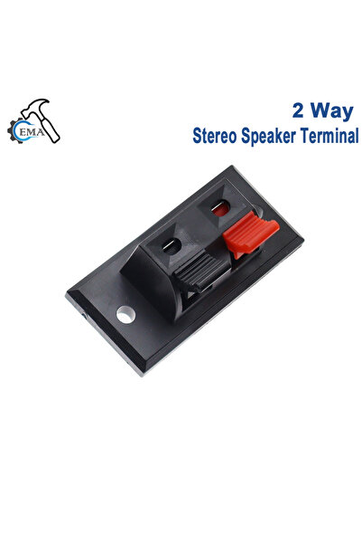 Choice4 2pcs lot 2 Way Spring Speaker Terminal Clip 2 Way Speaker Spring Conn...