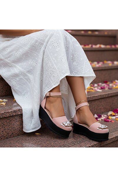 Tress Fashion Σανδάλια Dama / Harle Ροζ Πούδρα PN