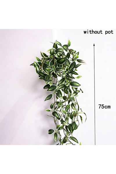 Choice1 75cm Green 75cm Artificial Wall Hanging Plants Fake Eucalyptus Leaves...