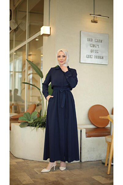 Moda İncir ΦΕΡΑΣ με ζώνη και τσέπες