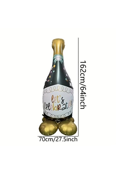 Choice 10inch 1pcs 64 Inch Standing Wine Bottle Balloon Beer Festival Birthda...