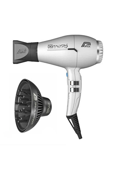 Parlux Digitalyon Ionic Professional Hair Dryer Silver