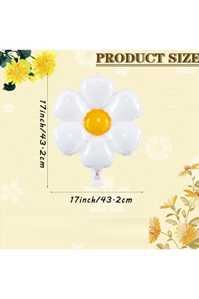 Choice other 5pcs 5pcs White Daisy Balloons Bohemian Style Daisy Balloons for...