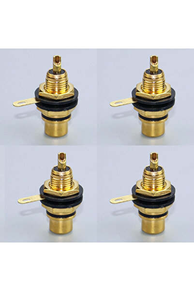 Choice3 Black 4PCS JCD 2-8PCS Gold-plated RCA Female Socket Connectors Mono R...