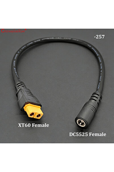 Choice4 DC5525 F To F 1PC 1.5 ㎡ 30CM XT60 Male/Female Connector To DC5521 DC5...