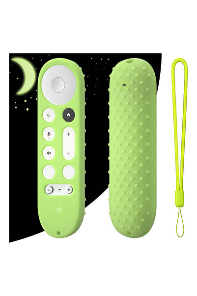 Choice7 luminous green Google Silicone Remote Cover for Google TV Streaming 4...