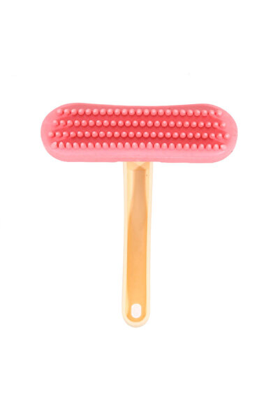 Choice مشط إزالة الشعر القابل للفصل من L-Pink للحيوانات الأليفة مثل الأرانب و...