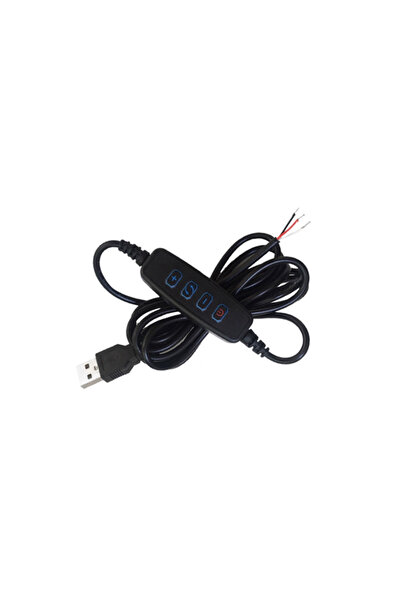 Choice1 Black 2m DC5VLED Dimmer USB Port Power Supply Line Dimming Color matc...