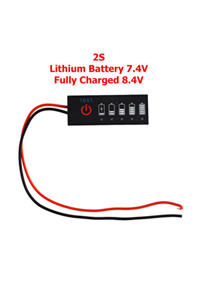 Choice4 1Pcs 2S 1S 2S 3S 4S 5S 6S 7S LED Battery Capacity Indicator Anti Reve...