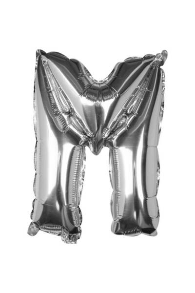 OEM Silver Balloon Letter M