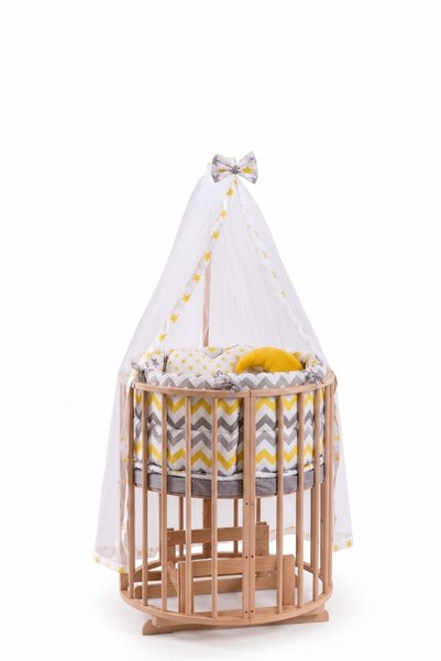 Bamgidoo Bamgidoo 7in1 Premium Büyüyen Beşik: 0-8 Yaş Anne Yanı, Montessori Karyola ve Uyku Seti