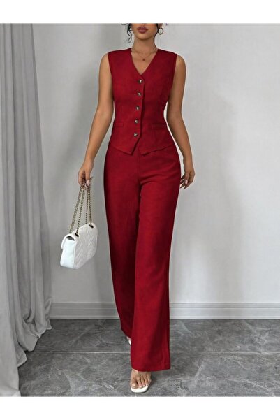 DRESSIFY WOMEN’S FASHION Γυναικεία Σετ με Τιράντες Με κουμπιά μπροστά Μπλούζα...