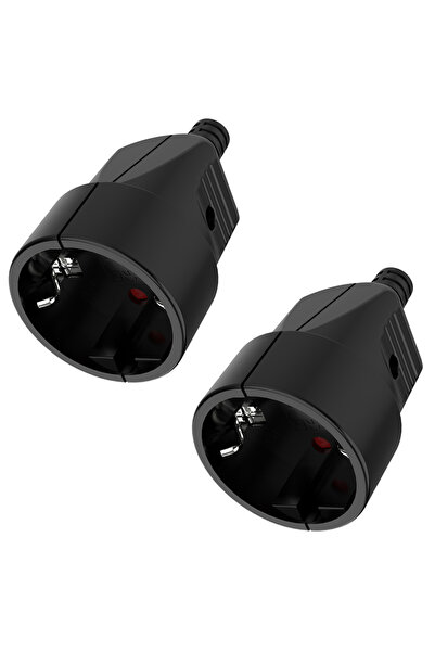choice2 250V 2pcs black German quality replaceable busbar socket, flame-retar...