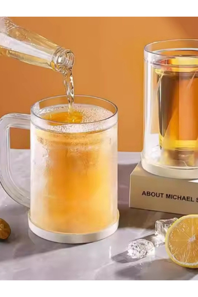 Choice1 200ml 1pc 2 pieces of summer double-layer refrigerated ice cups. Beer...