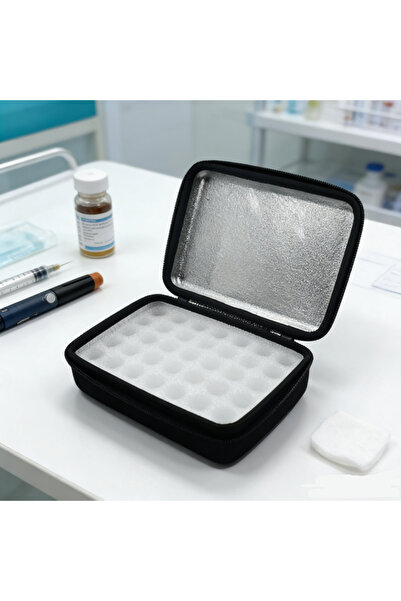 Choice 35 slots Handheld peptide case insulin vial holder 35/15 slots for sta...