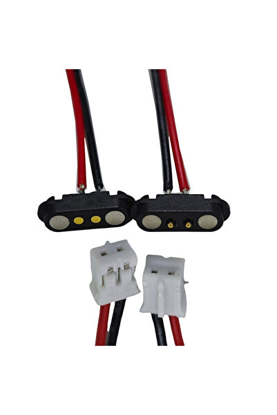 Choice4 2P 2PCS 2/3/4Pin Male Female Adapter 2A Magnetic Extension Cable Conn...