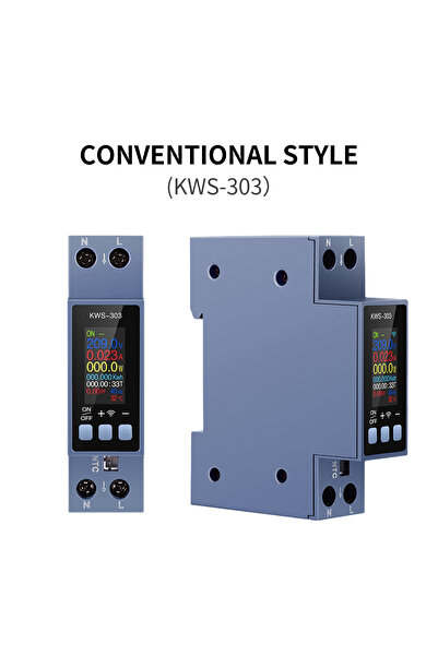 Choice KWS-303 KWS-303/ 8 in1 Energy Meter AC Meter Color Screen Voltage Curr...