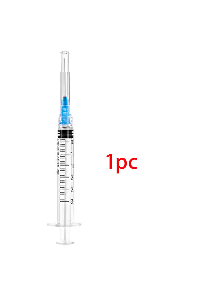Choice 1Pc 3ml Blue 15Pcs 3ml Disposable Luer Lock Syringes, Suitable for Pet...