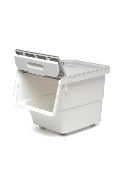 Motek Çok Amaçlı Tekerlekli Organizer 12 Lt Tek Modül Gri Beyaz