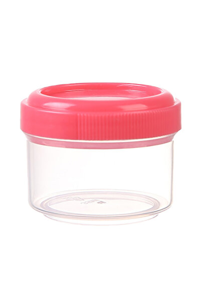 Choice4 Red 4Pcs Transparent Mini Plastic Sauce Bottle 35ML Reusable Seasonin...