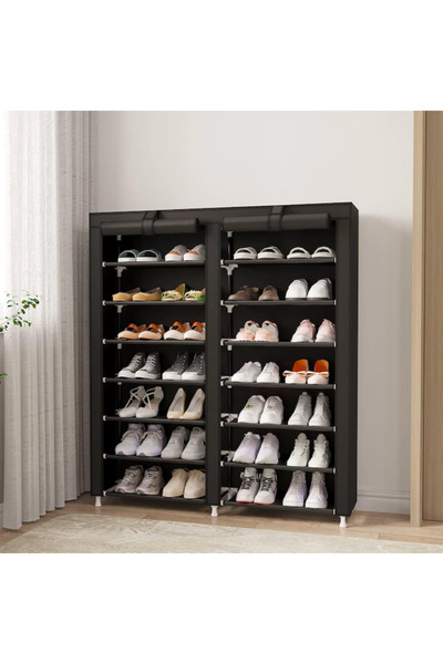 CasaDesteapta.ro Υφασμάτινη παπουτσοθήκη με 10 ράφια