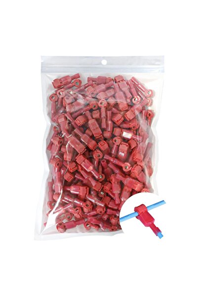 choice2 40pcs red in bag T Tap Wire Connectors, 60/50/40pcs Self-Stripping wi...