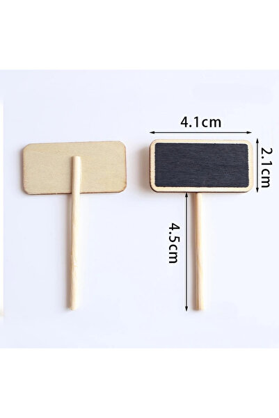Choice1 label 10Pcs Display Price Tag Mini Wooden Small Blackboard Clip Inser...